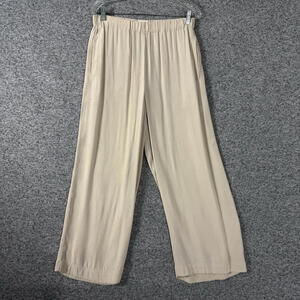 Bitte Kai Rand Women's Size Medium Beige High Rise Straight Leg Pants